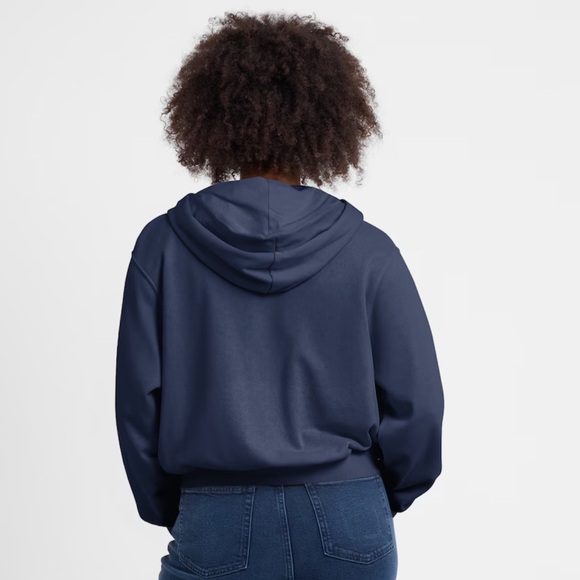 New York Yankees Nike Cropped Chill Full - Zip Hoodie - Picture 5 of 9